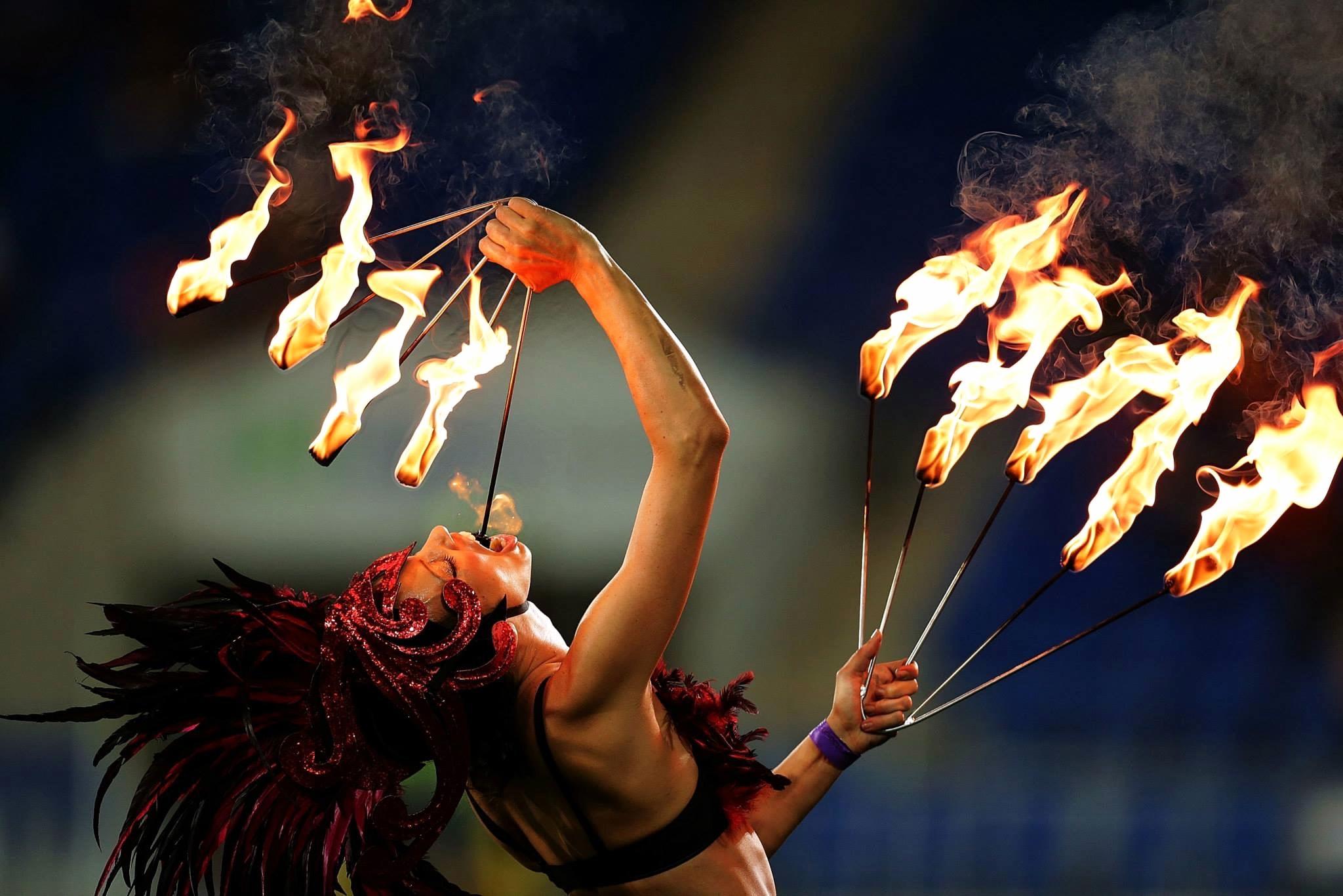 Brisbane Fire Dancer