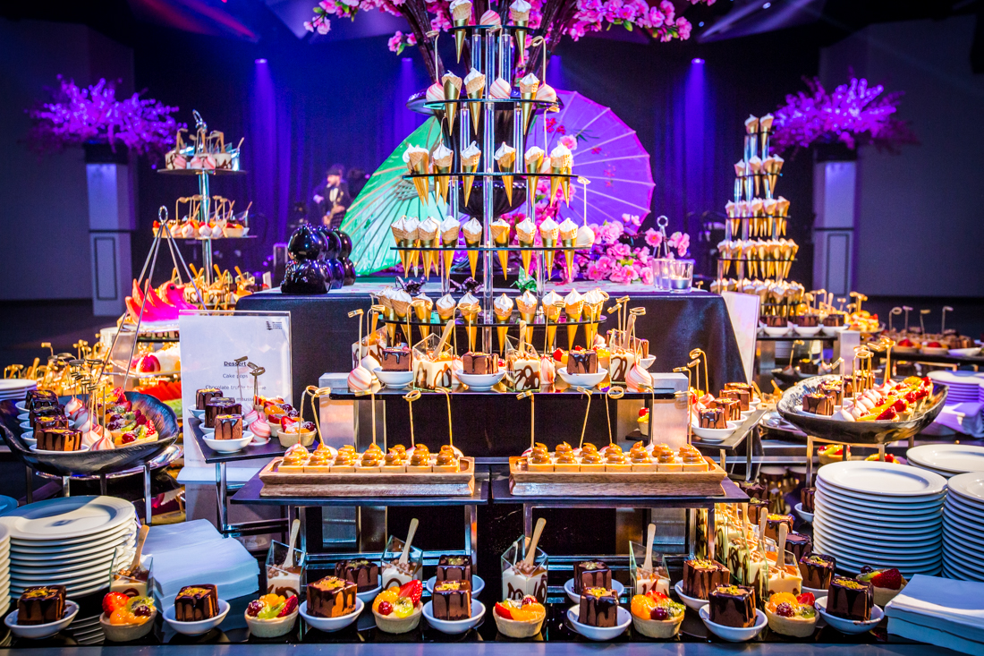 Photo Of A Dessert Buffet At A Gala Dinner