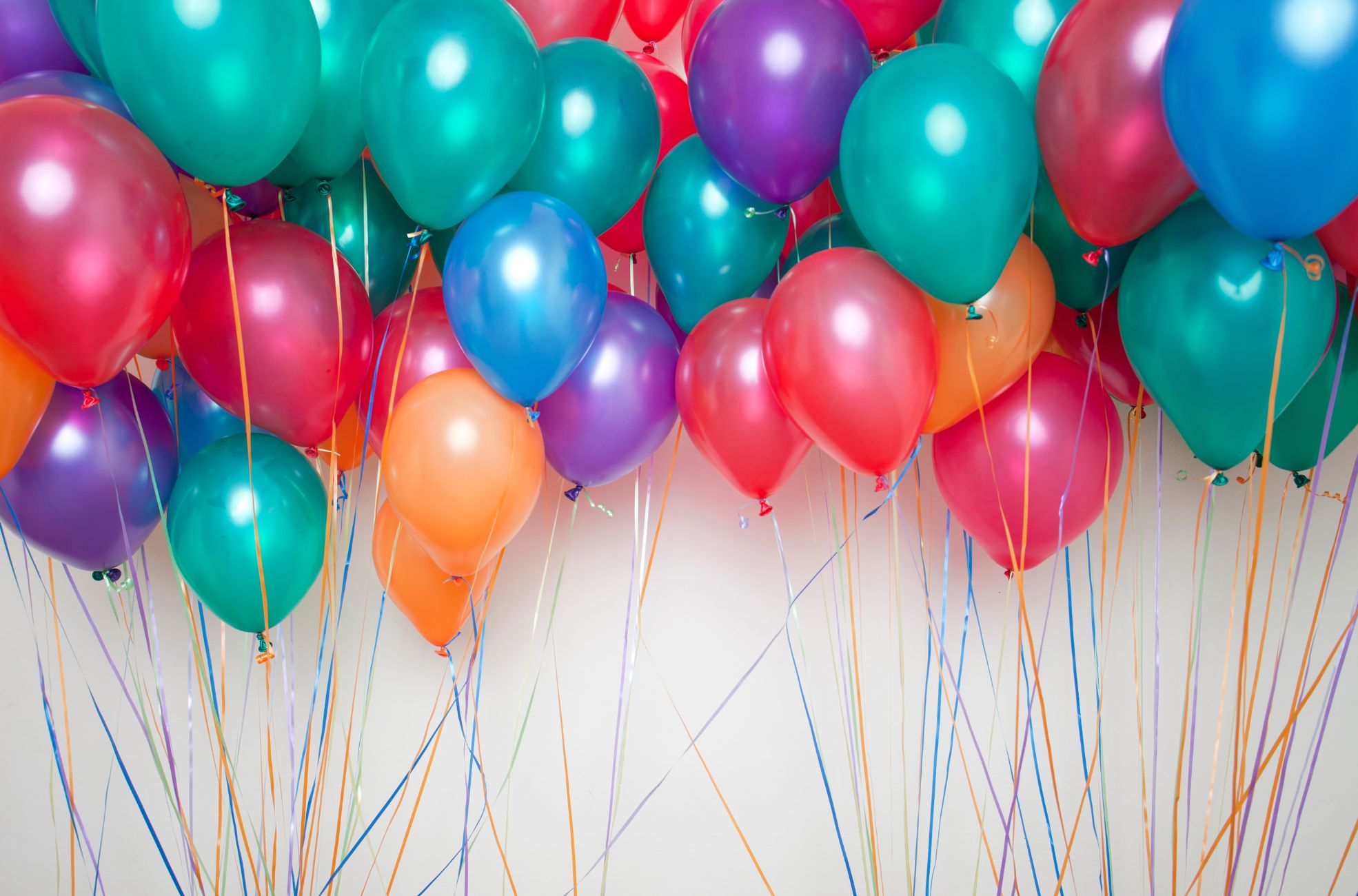 Stock Photo of Colourful Balloons For A Party