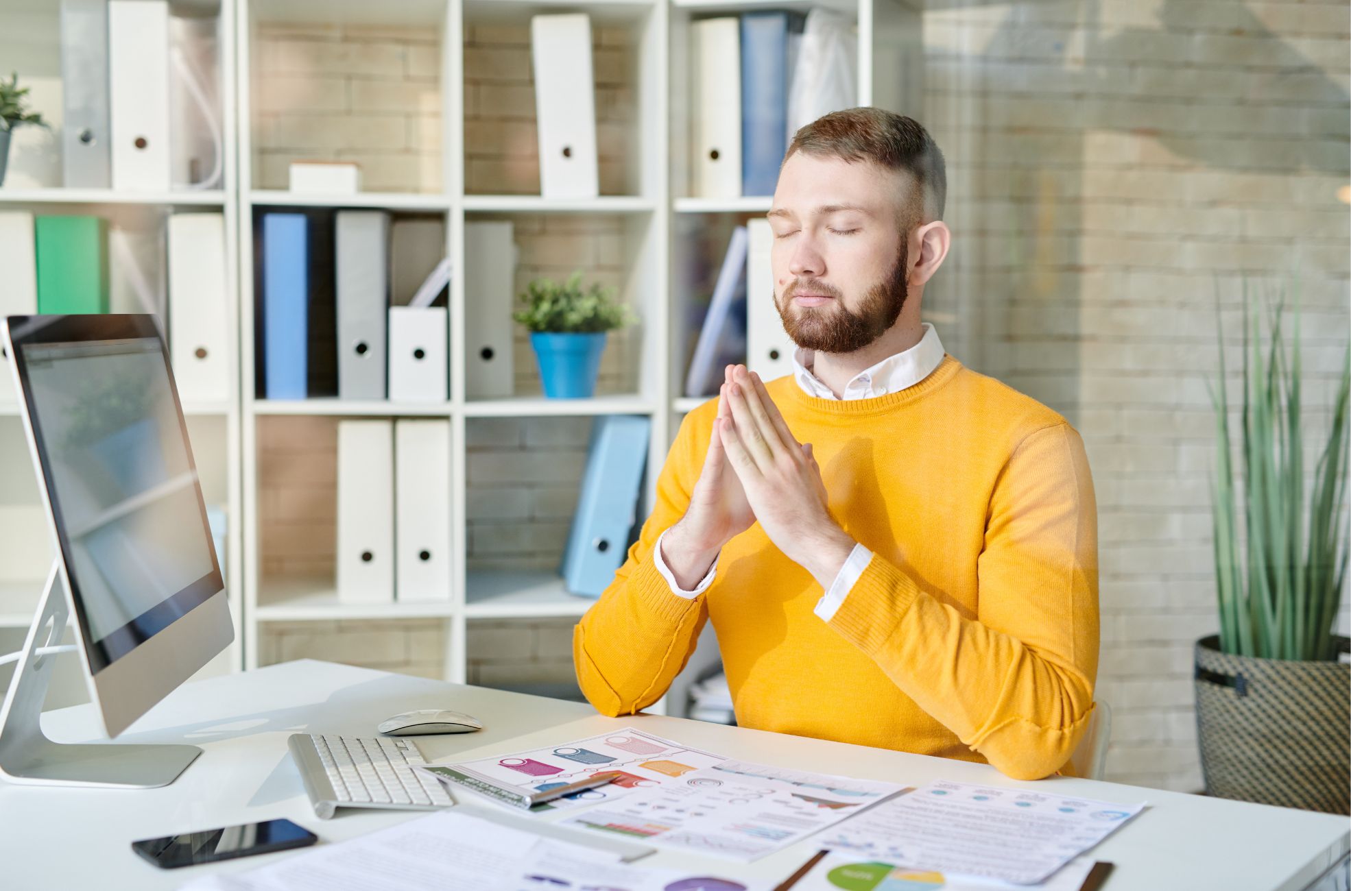 Stock Photo Showing A Calm Event Planner With Management Skills