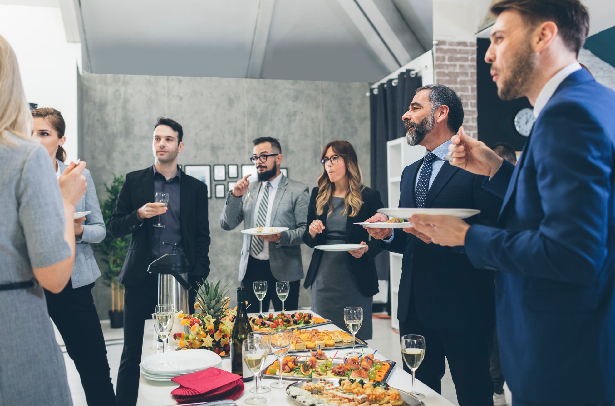 Stock Photo of A Networking Event