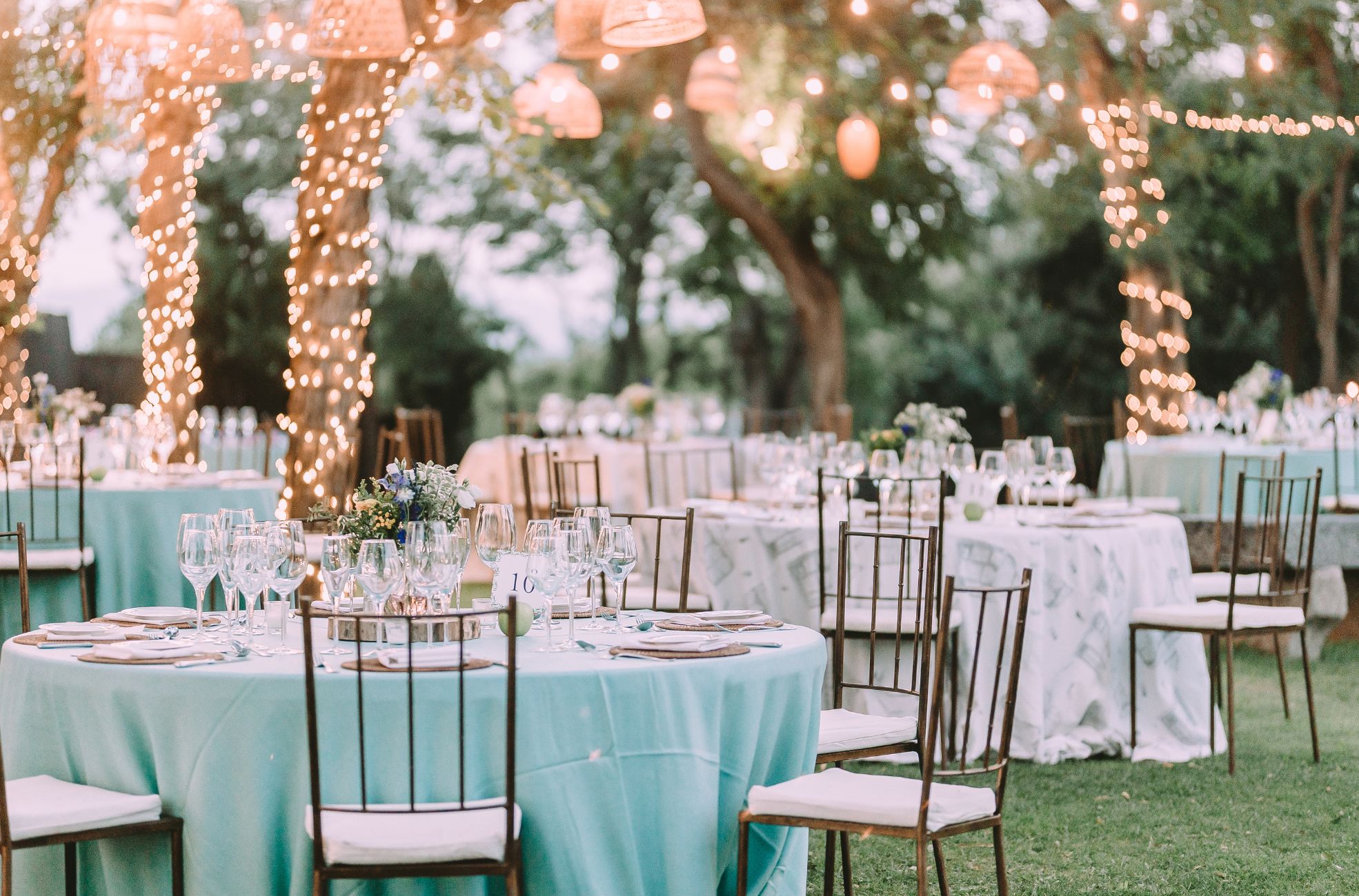 Outdoor Wedding Set Up