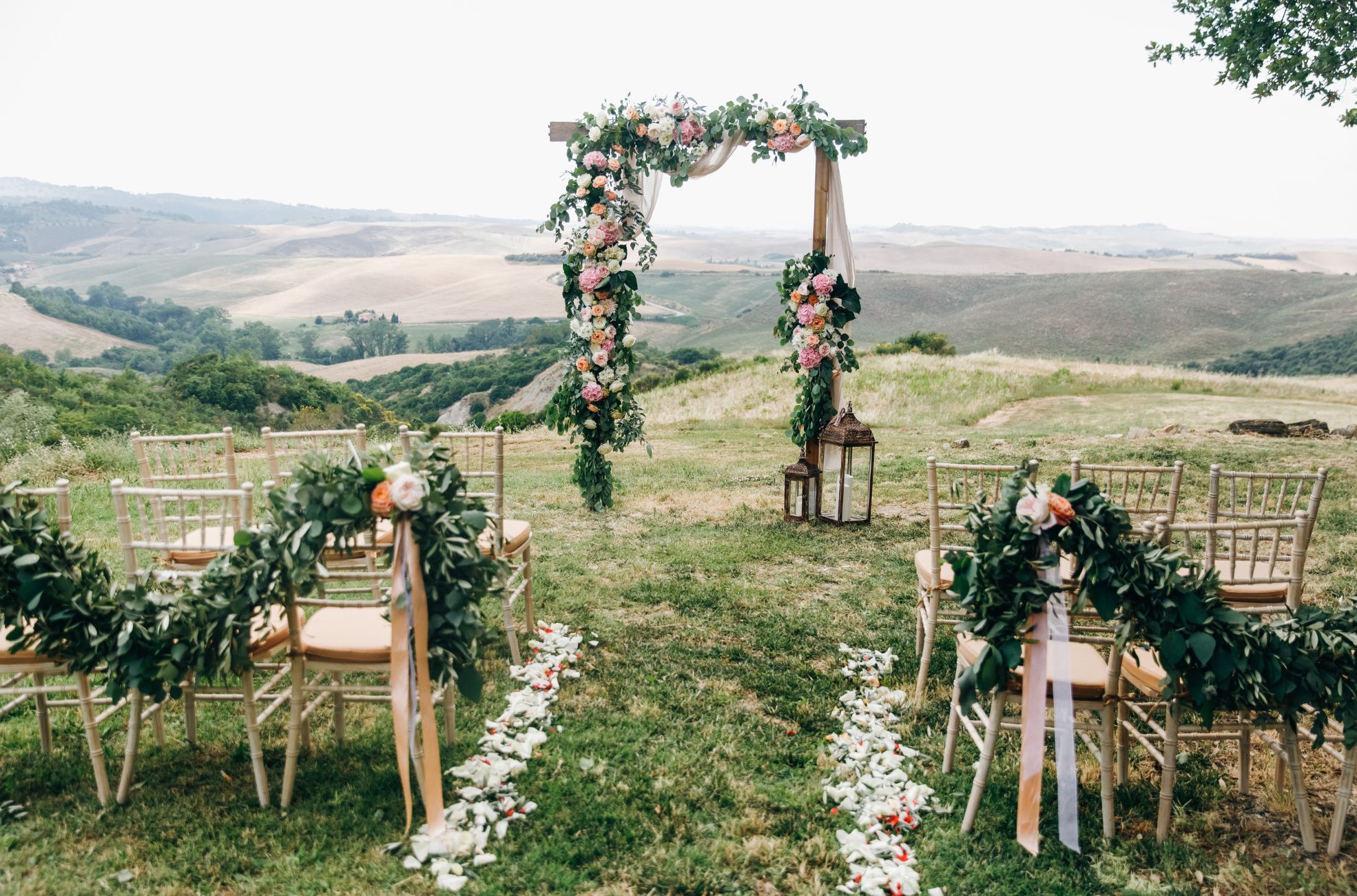 Wedding Set Up In Country Australia