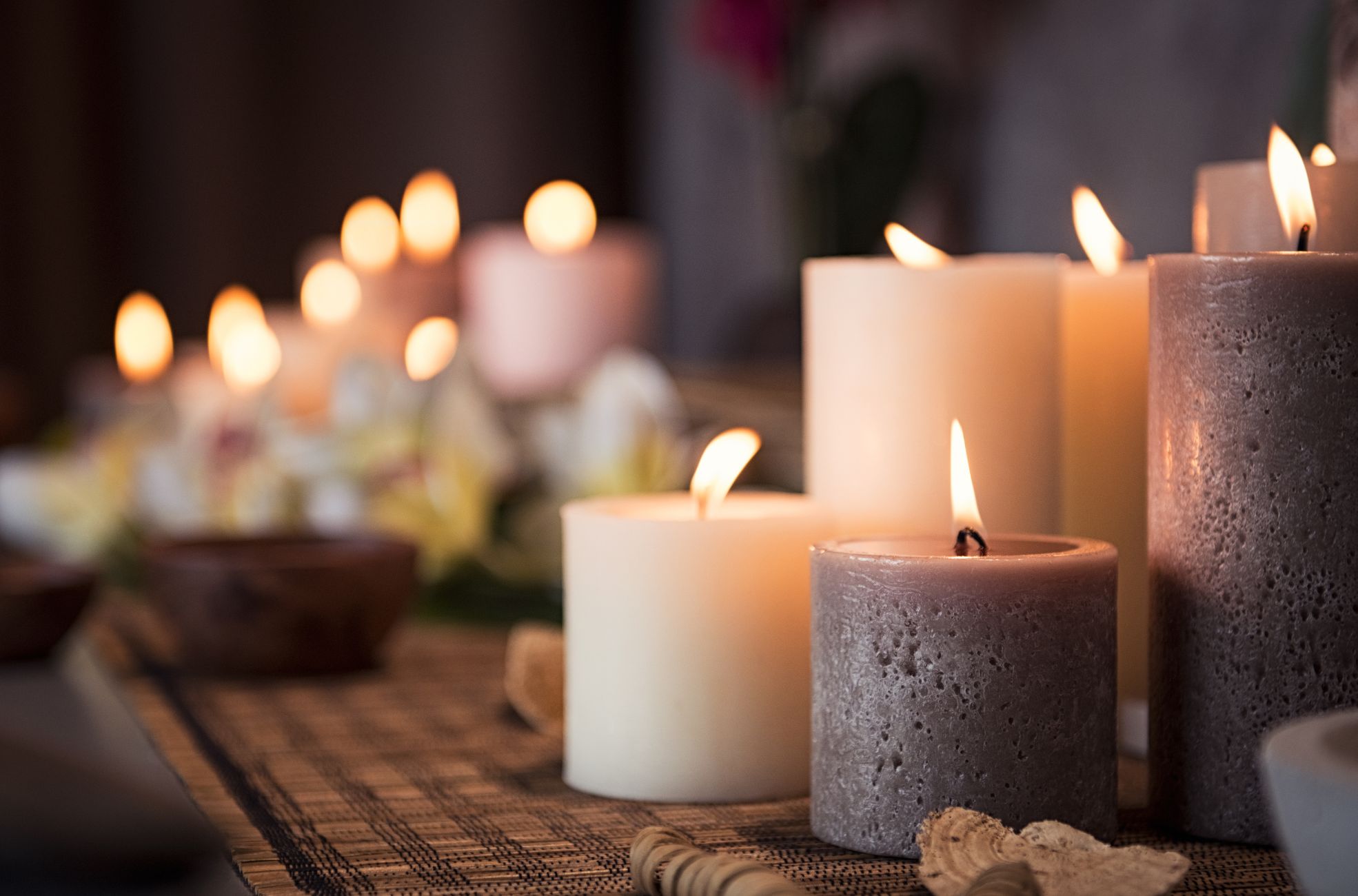 Stock Photo Spay Day Candles 