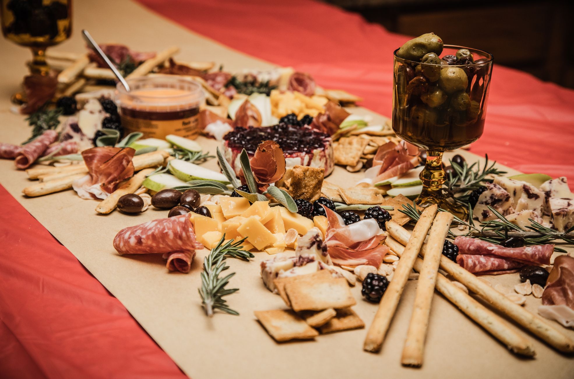 Charcuterie Catering Ideas On Table