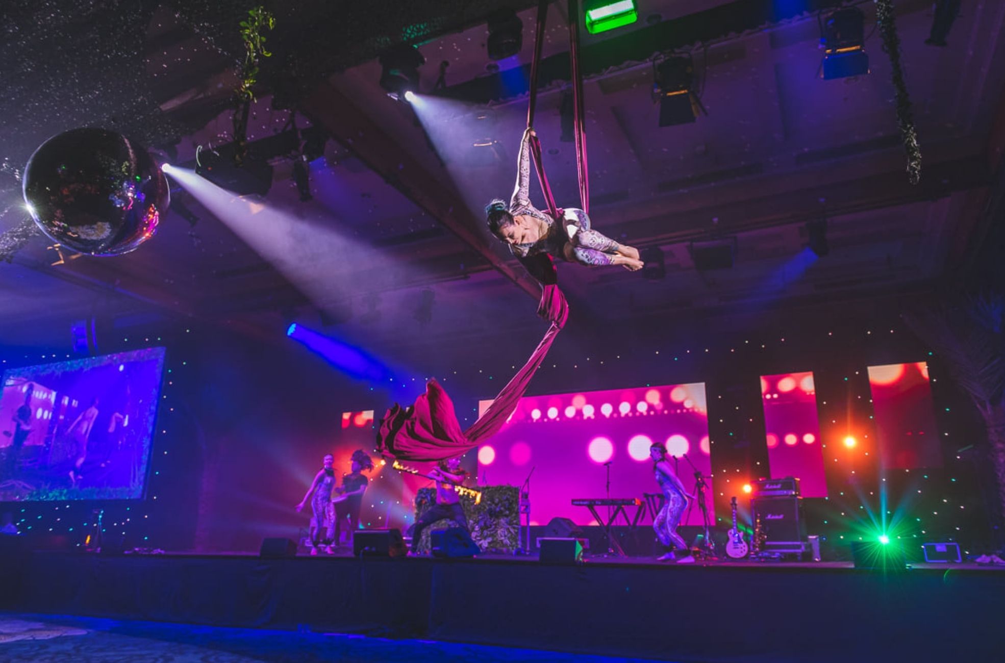 Aerial Act At Event
