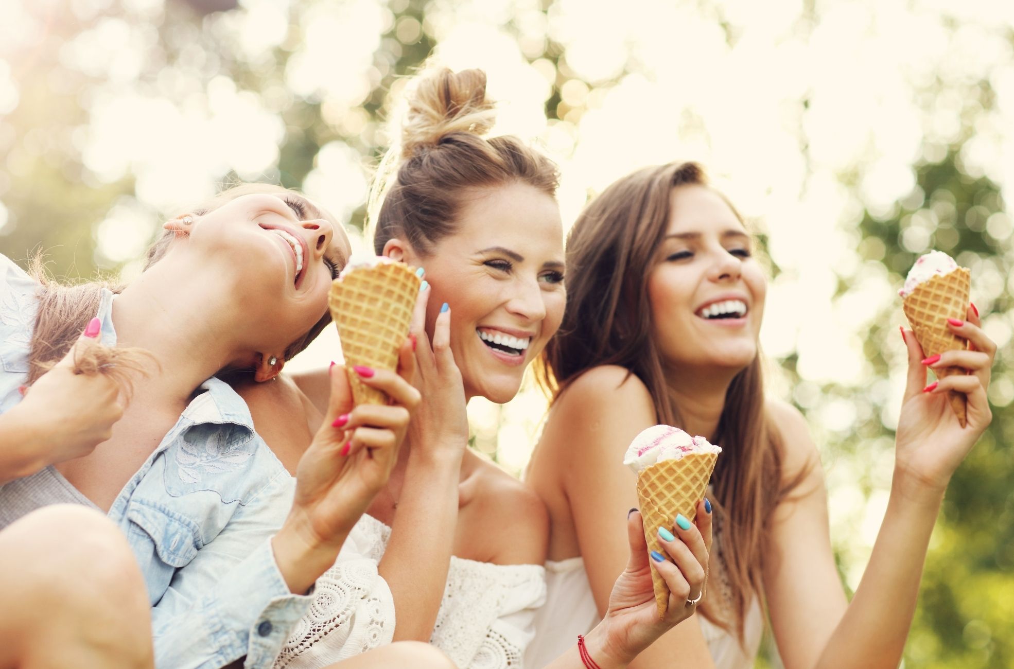 Women With Ice Cream