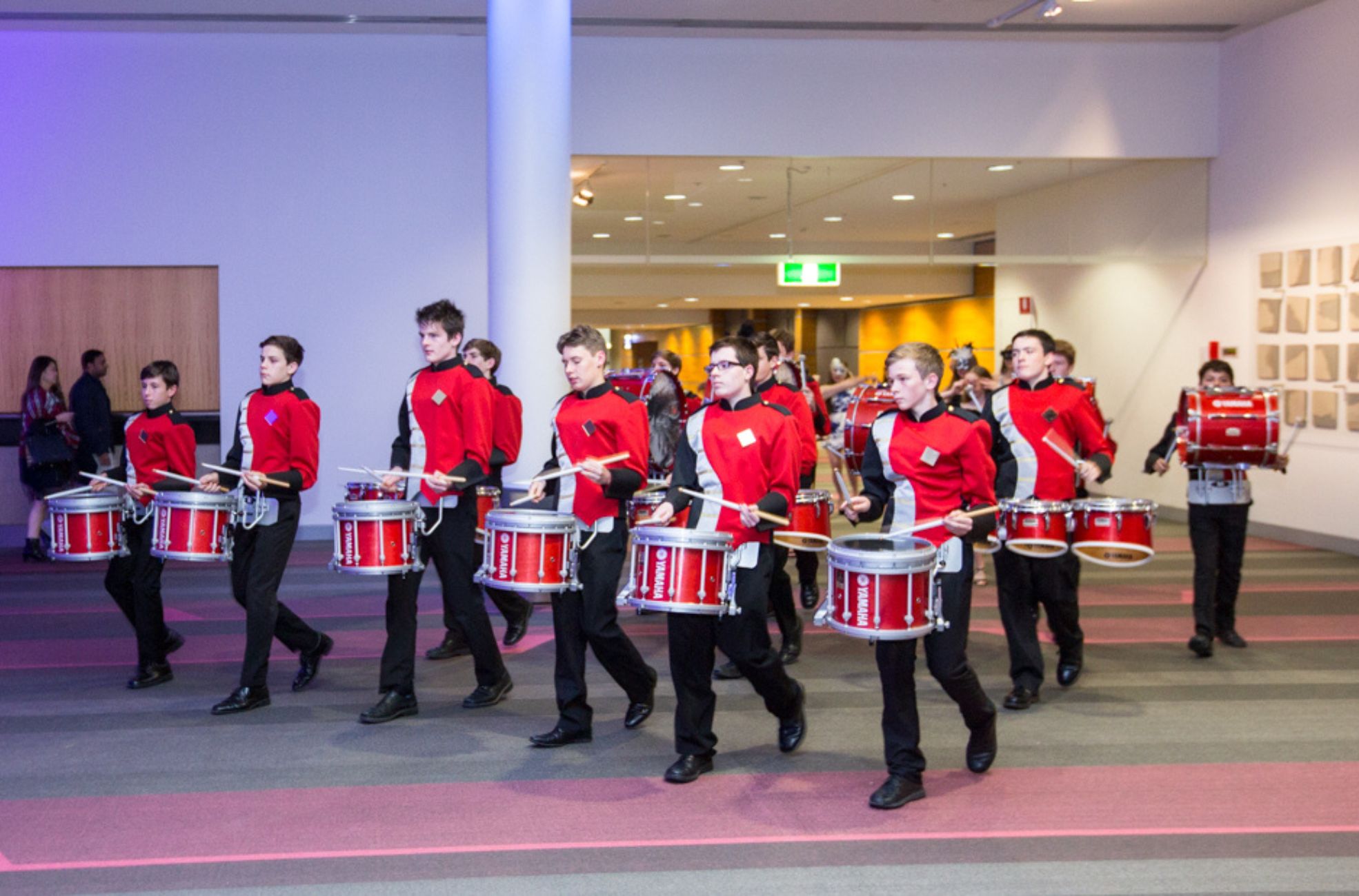 Marching Band By Roving Entertainment At Event