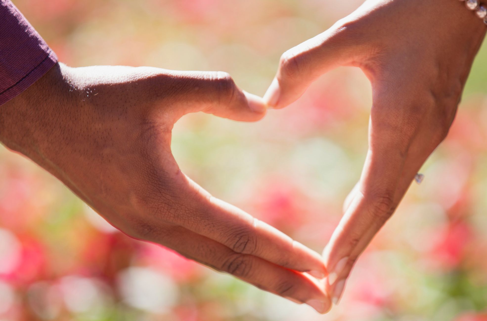 Engagement Photo Love Heart Hands