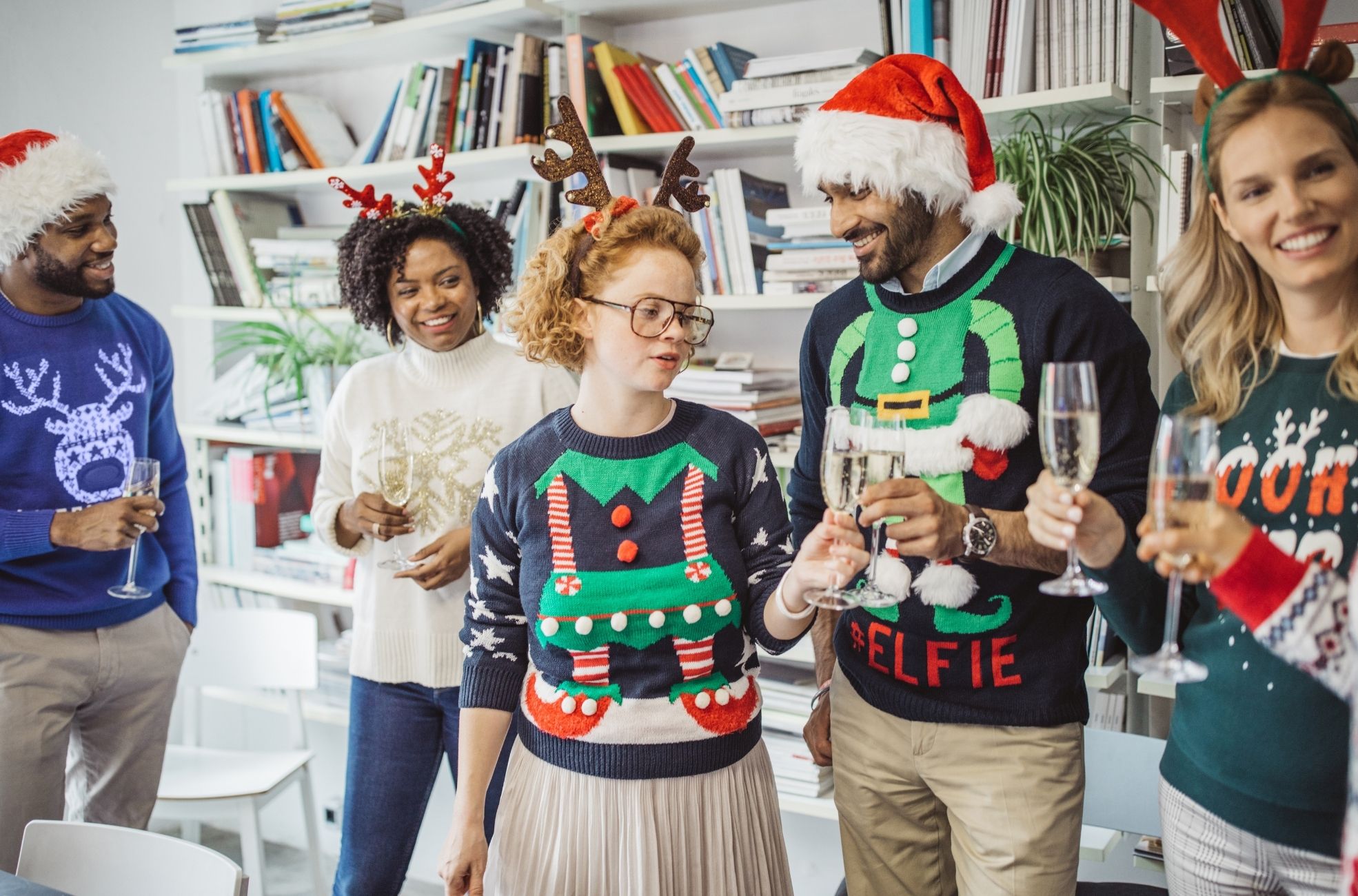 Ugly Sweater Christmas Office Party