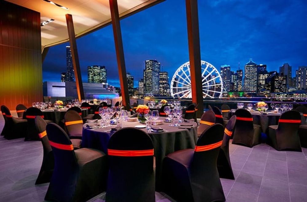 Sky Room Brisbane- Set Up For Party