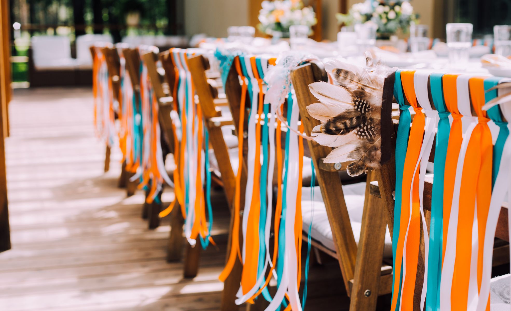 Boho Chair And Table Decorations
