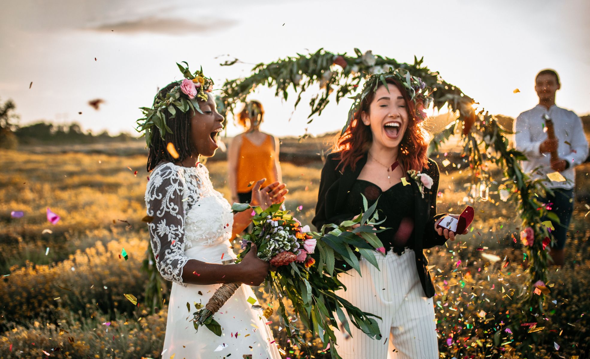 A Boho-Themed Party In Field