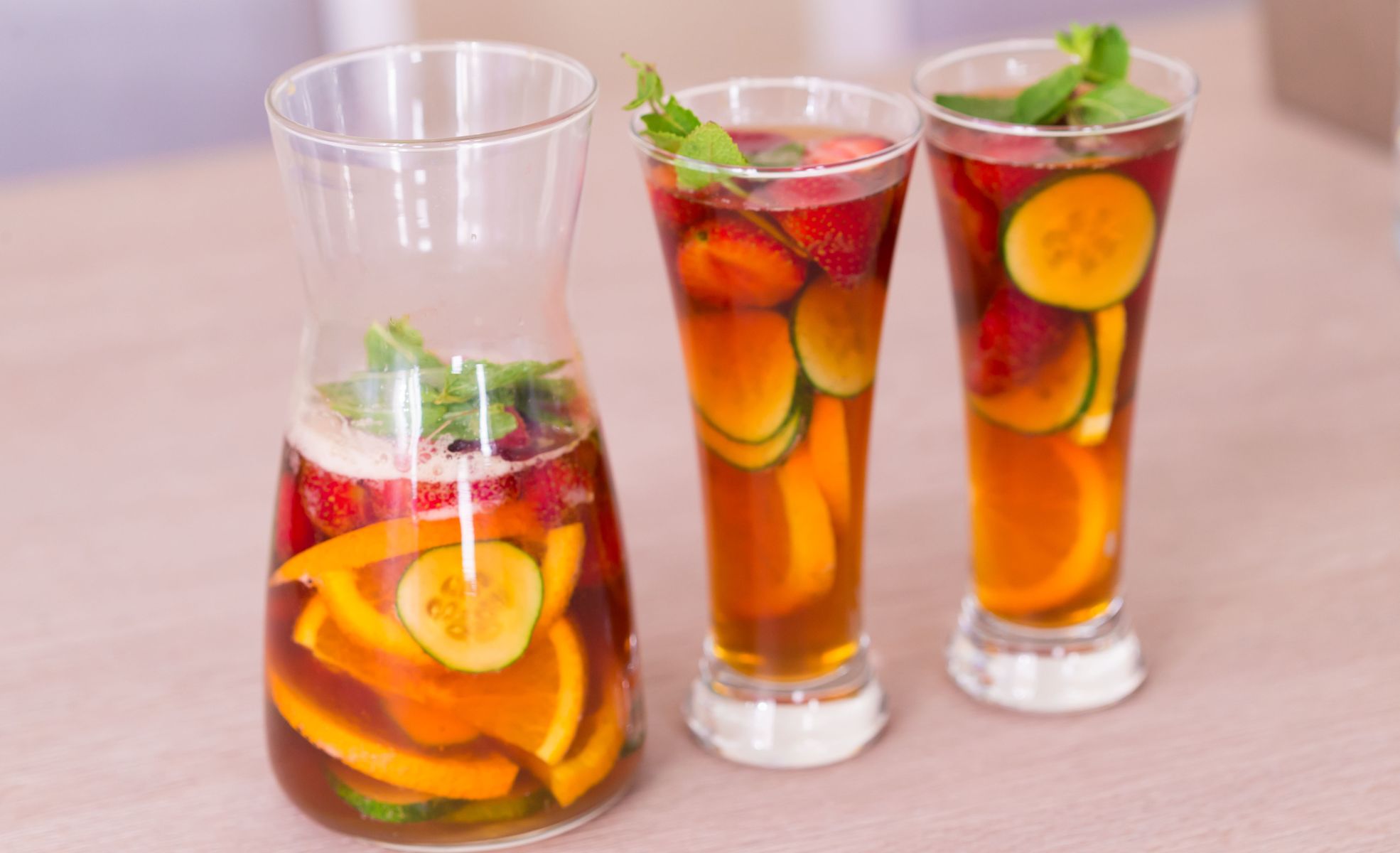 Pimm's Bramble Cocktails