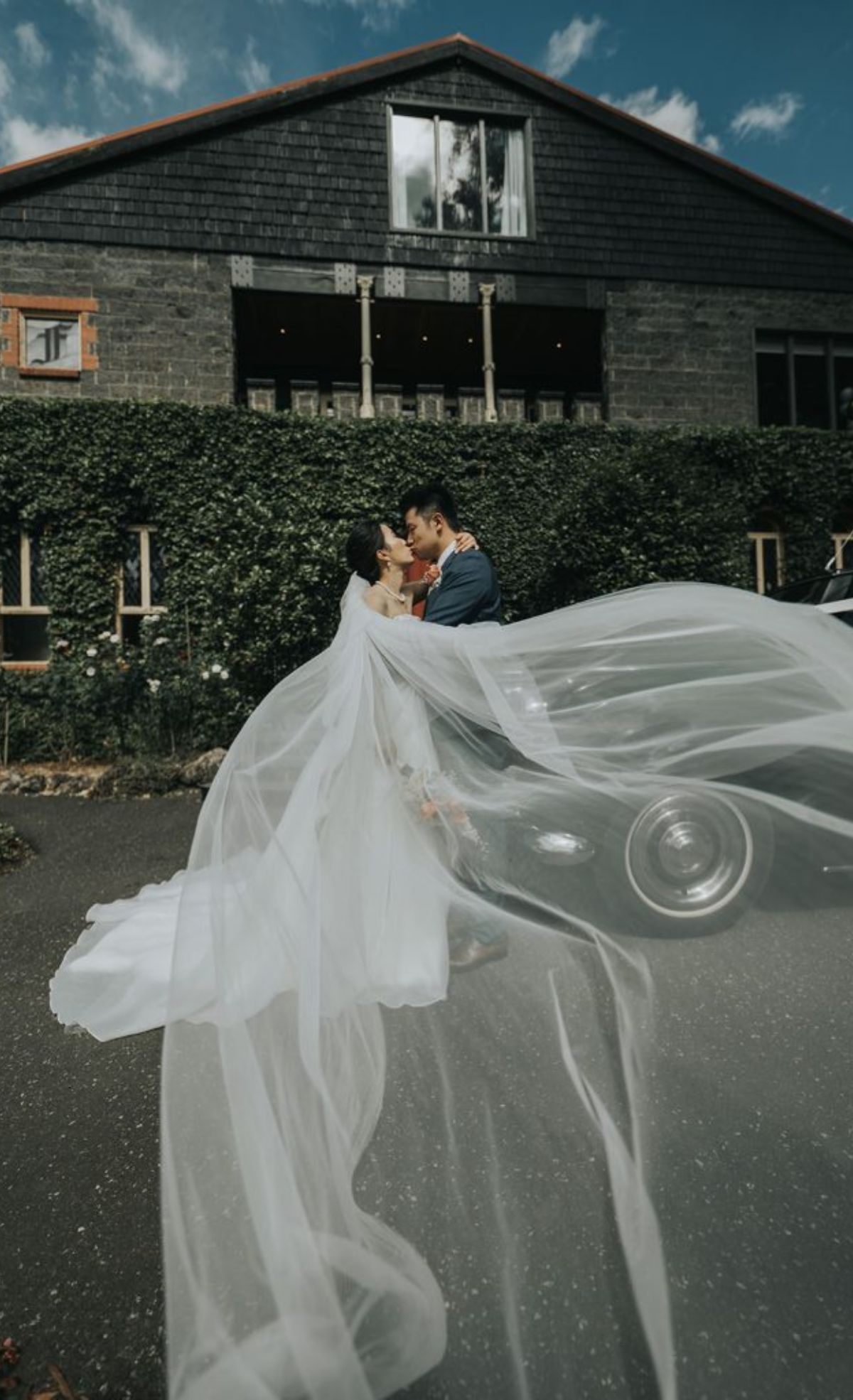 Bride And Groom At Avalon Castle Melbourne