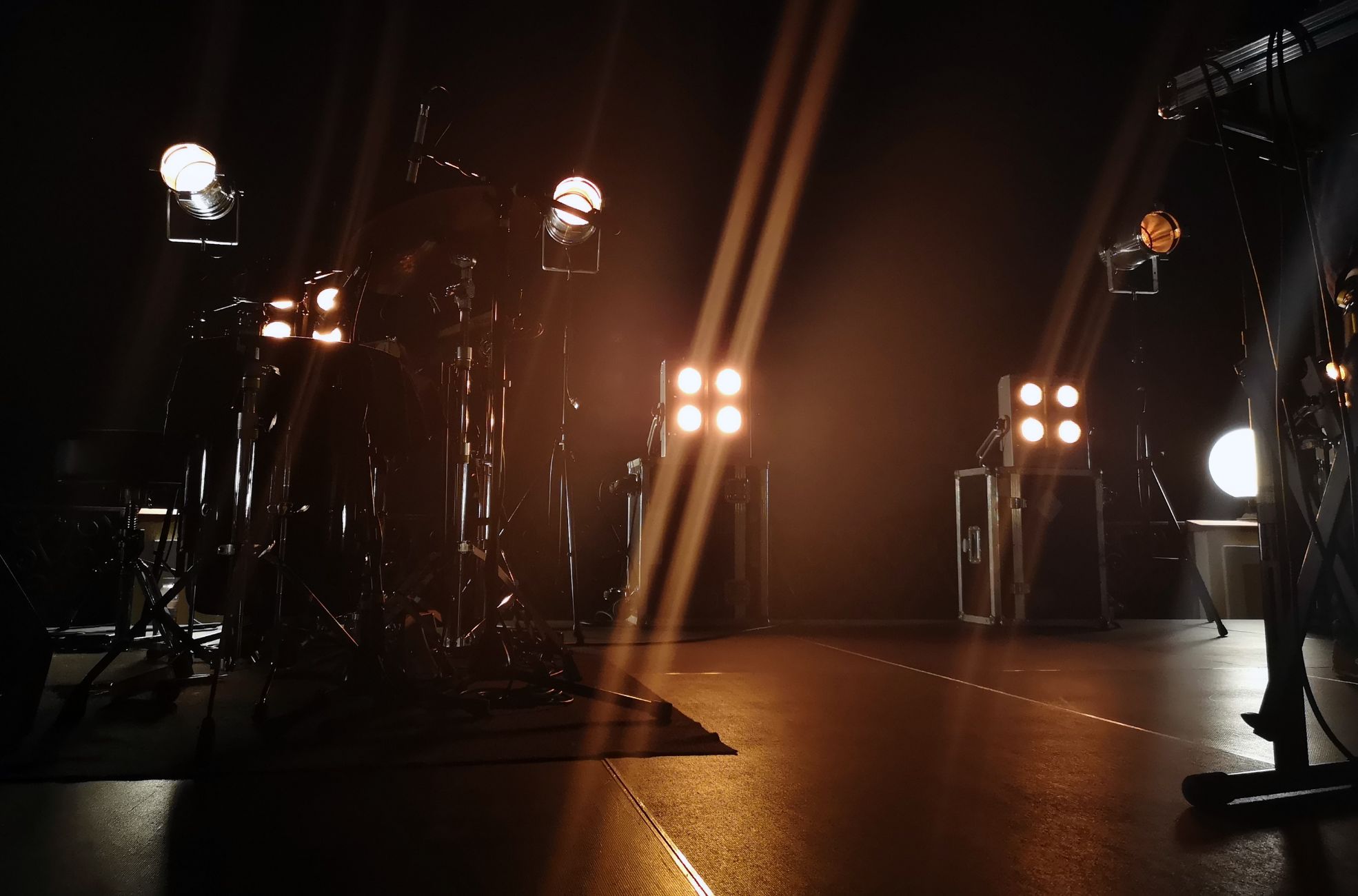 Lights On A Stage