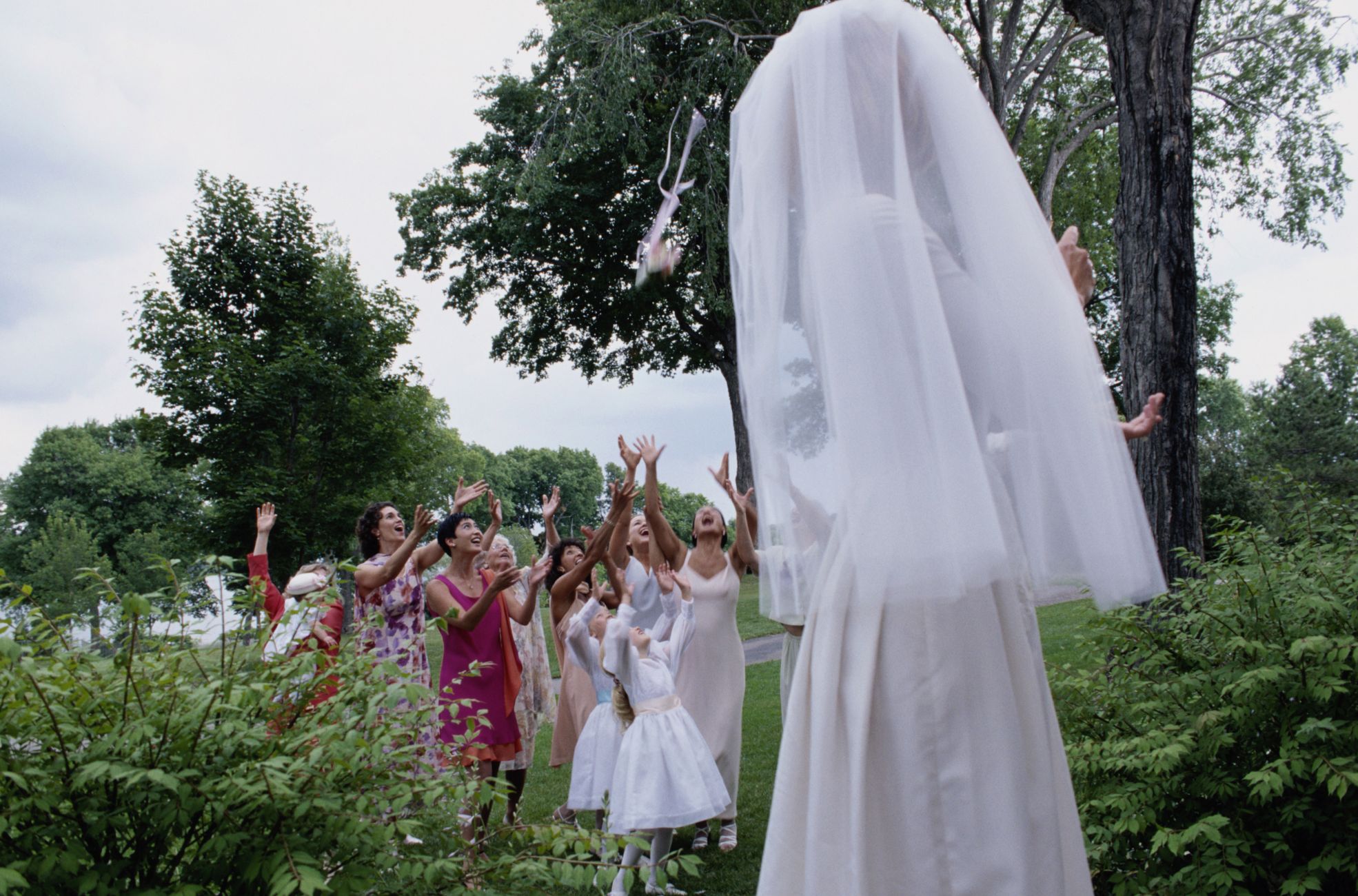 Wedding Bouquet Toss