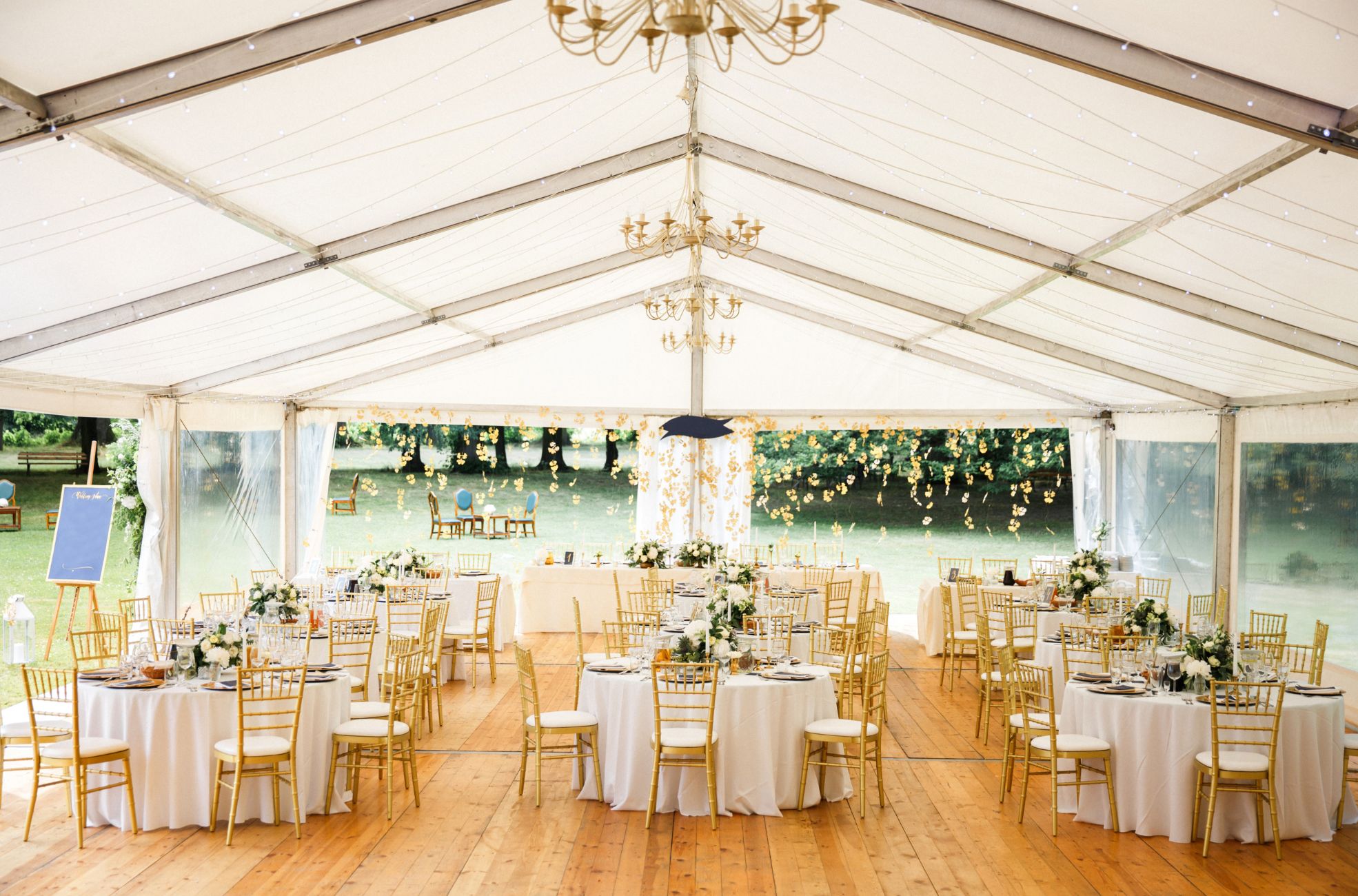 Banquet-Style Seating At Wedding