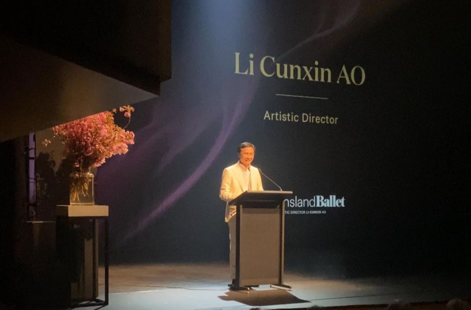 Li Cunxin, Speaking On Stage