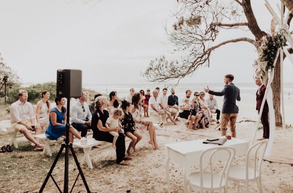 Beach Wedding At Barefoot At Byron