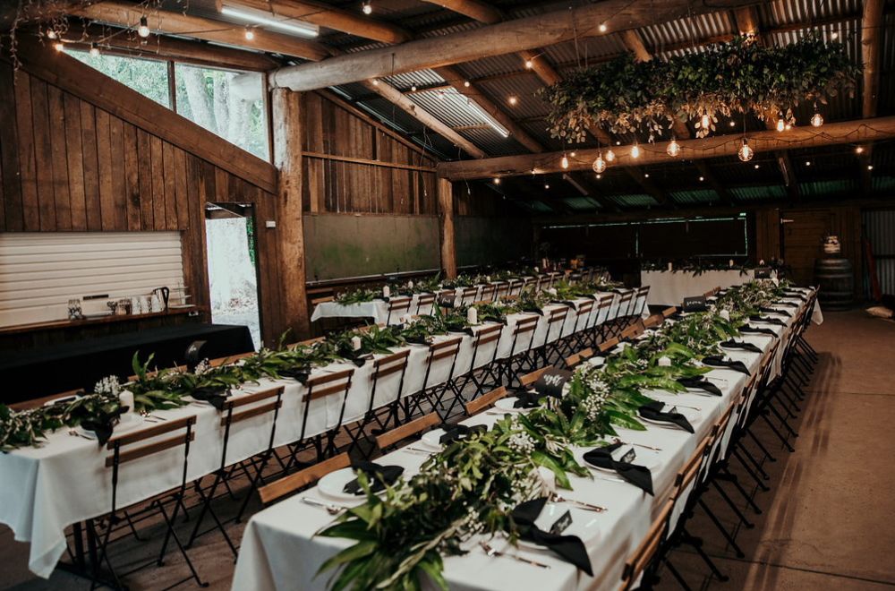 Reception SetUp At Midginbil Eco Resort, Byron Bay