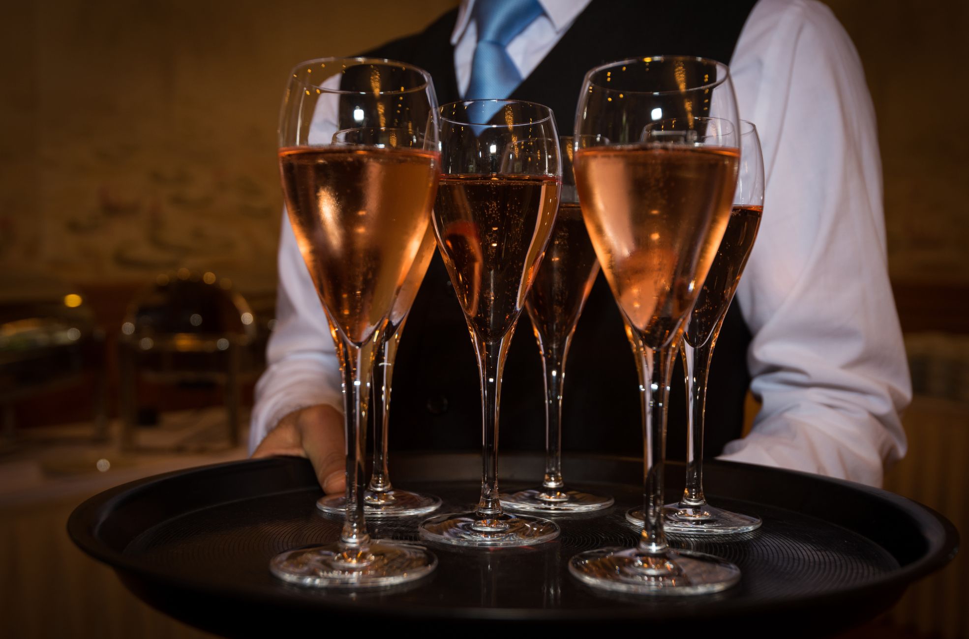 Waiter Serving Wine 