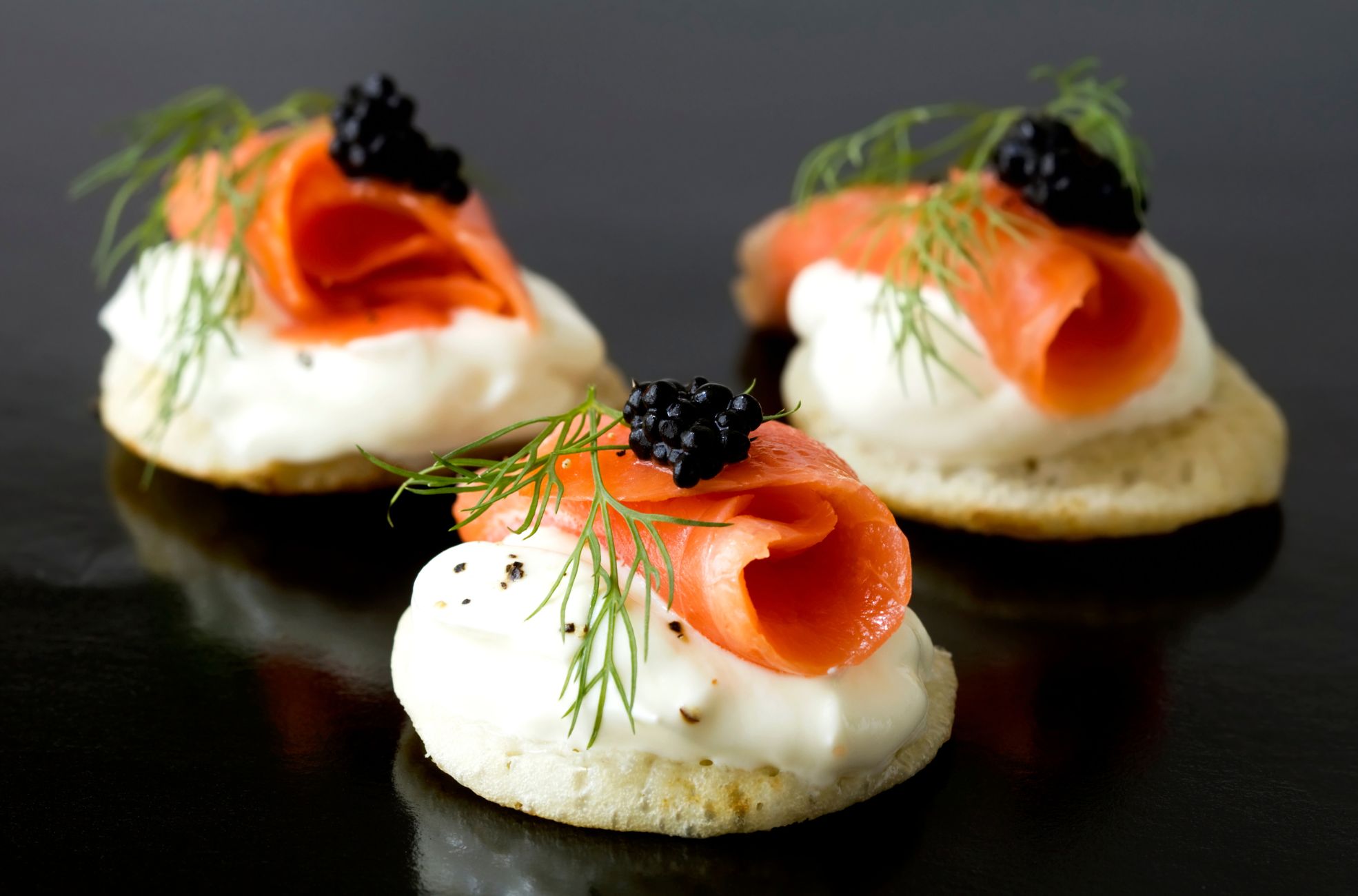 Smoked Salmon Blinis