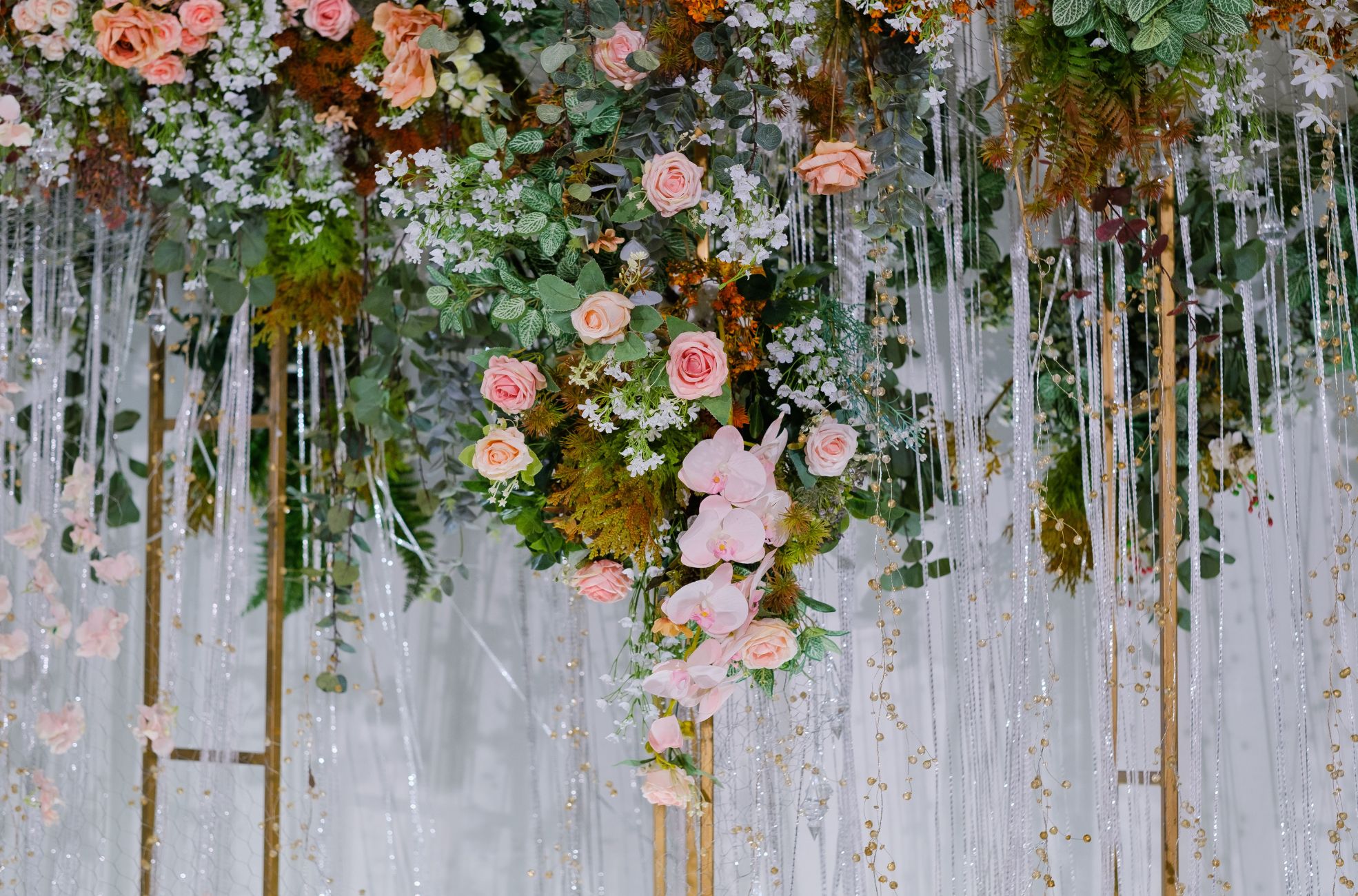 Floral Display At Wedding