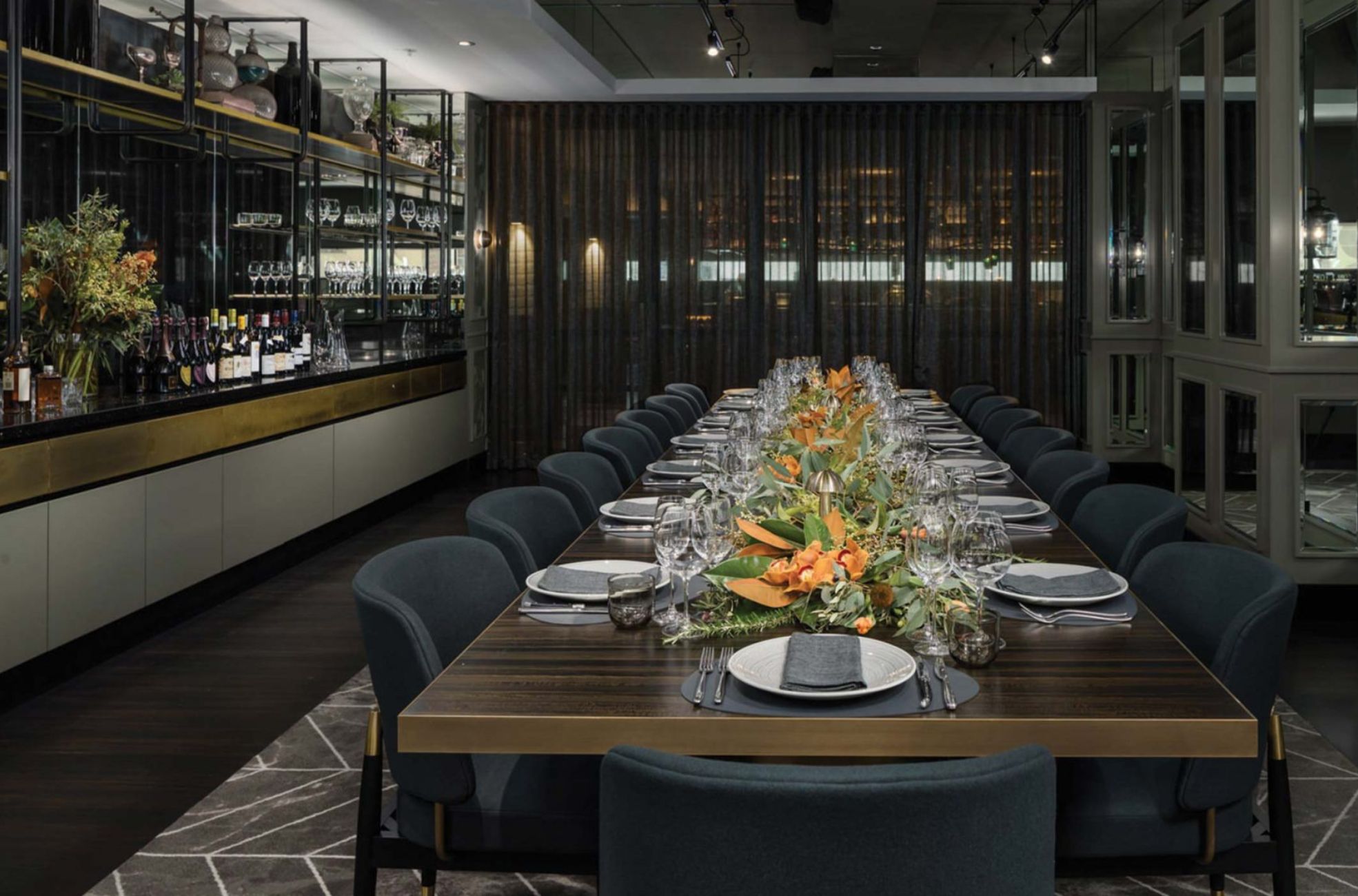 Luxury Wedding Dining Table At Eureka, Melbourne