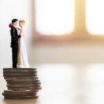 Wedding Cake Topper On Coins