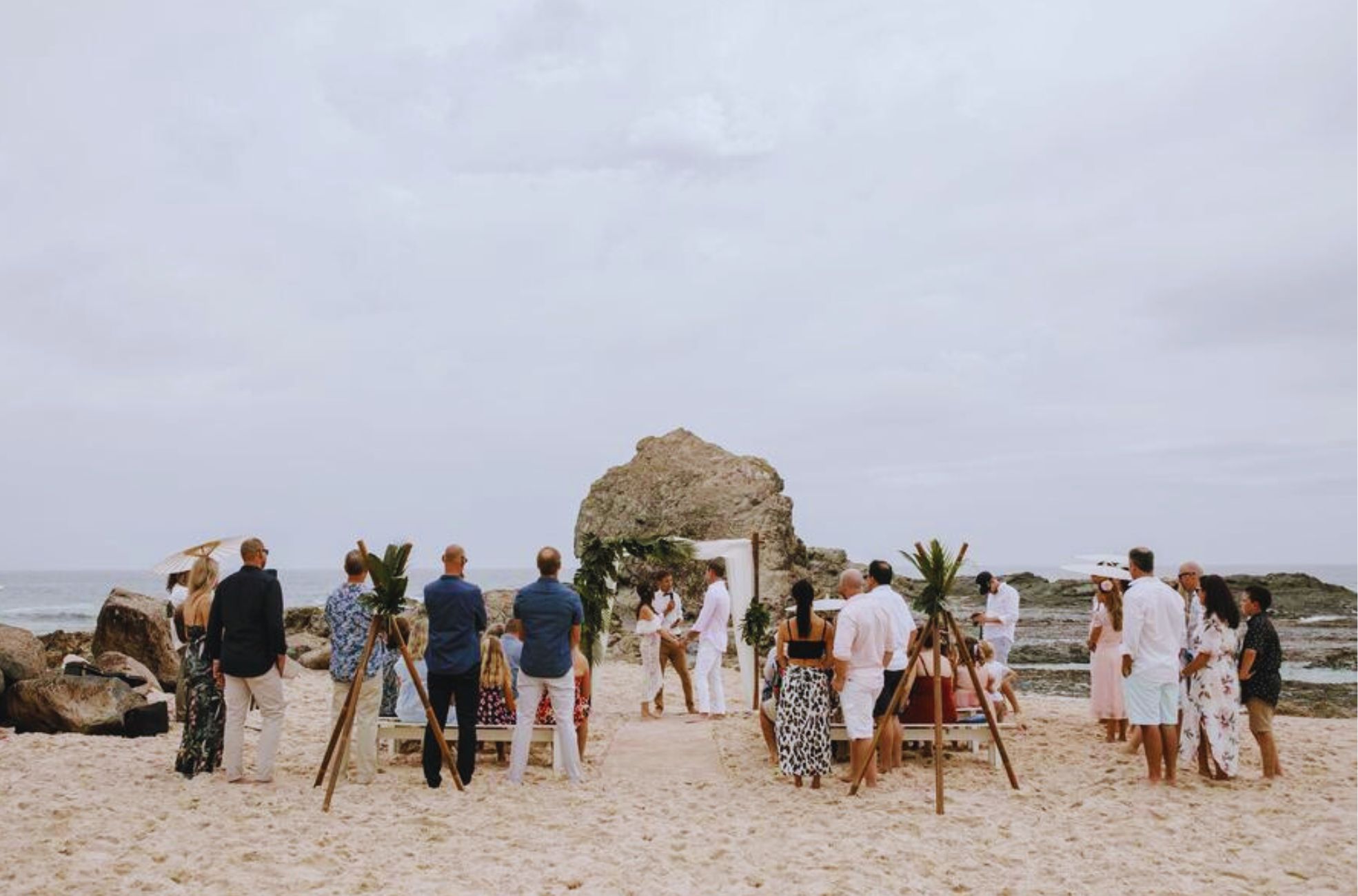 Beach Wedding At Currumbin, Gold Coast