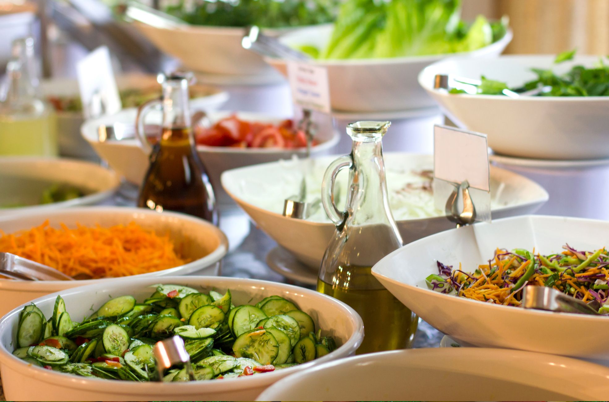 Salads At Buffet Catering