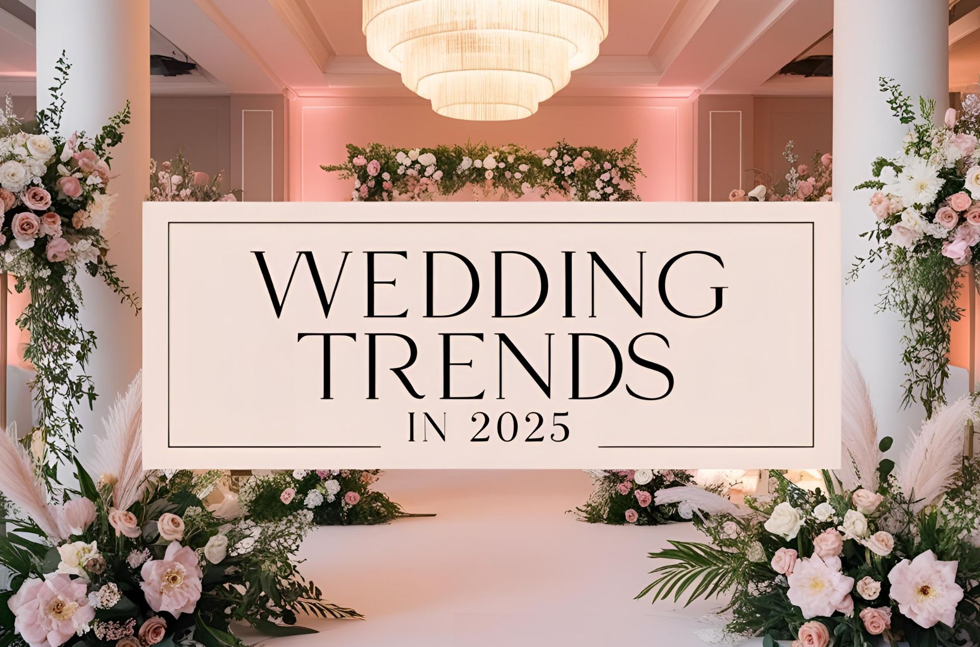 "2025 Wedding Trends" Title Page