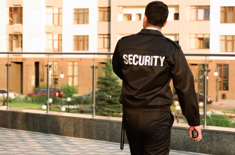 Security Officer Working