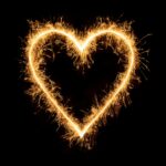Sparkler Love Heart
