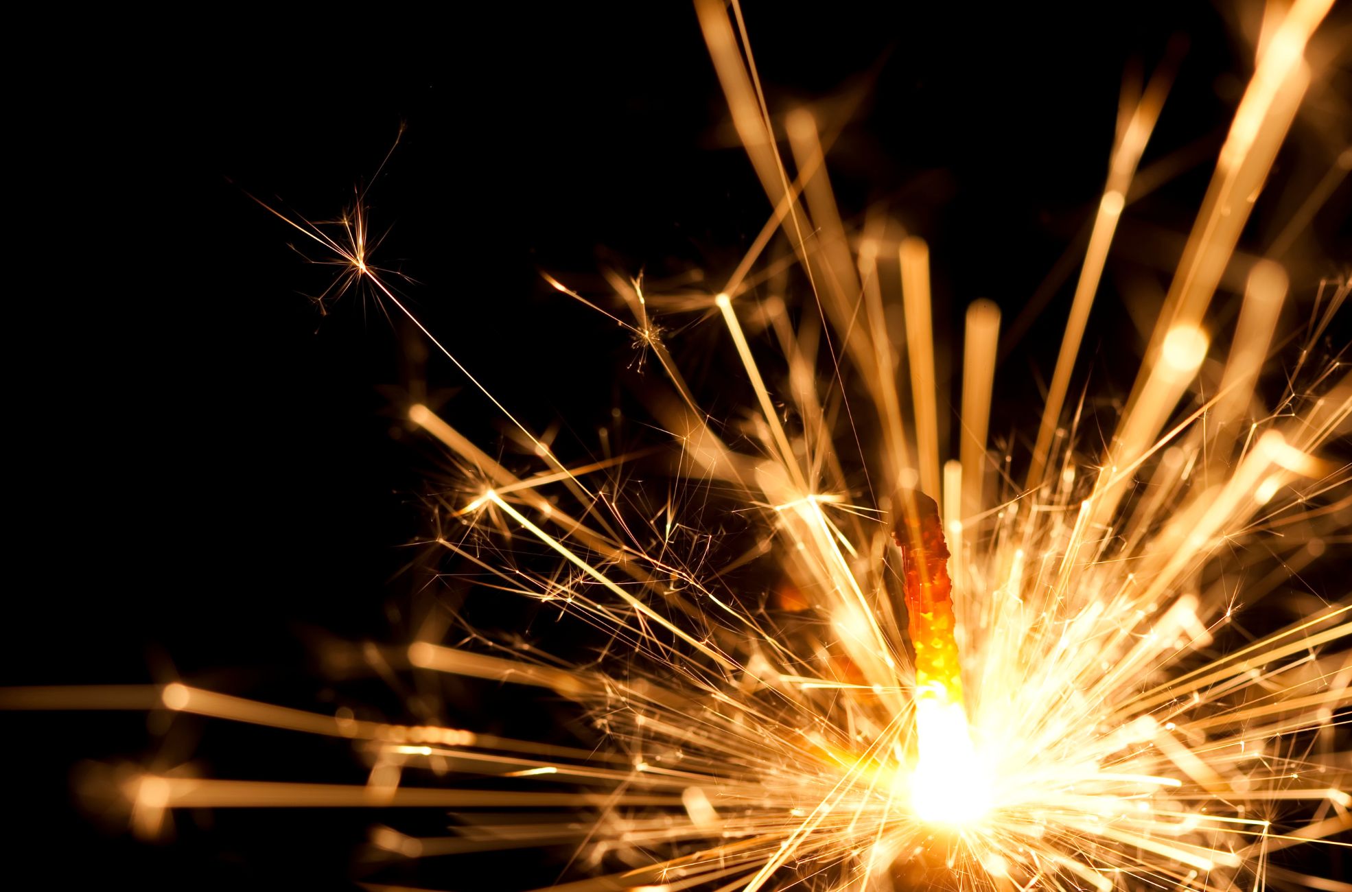 Close Up Of Sparkler