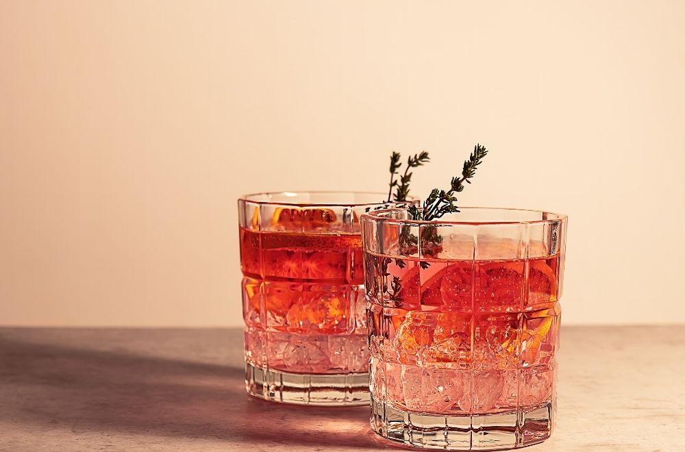 Cocktails On Bench