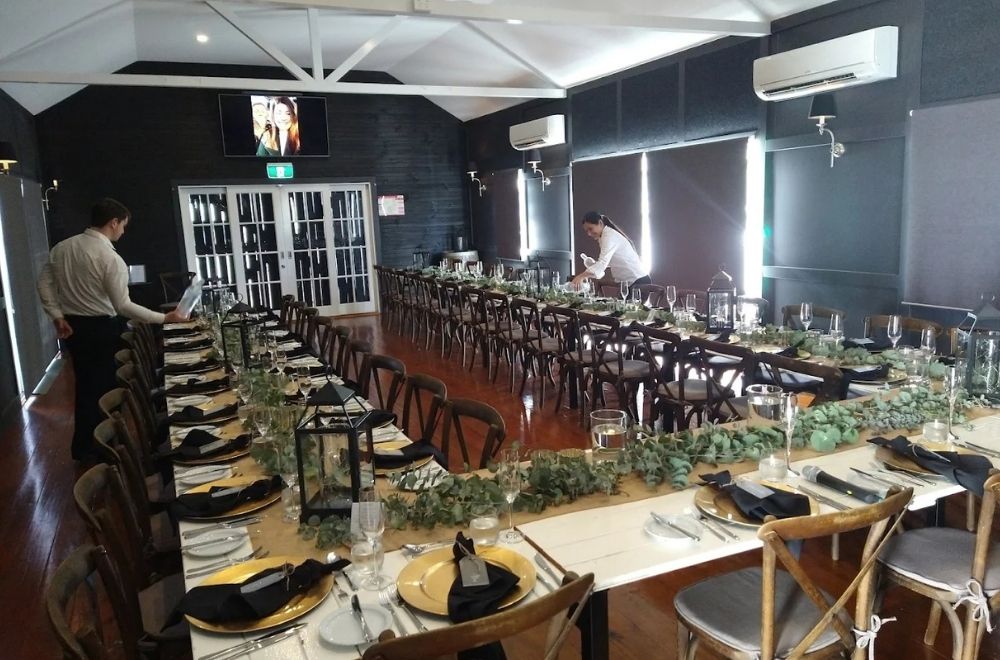 Wedding Reception SetUp, White Chapel Kalbar