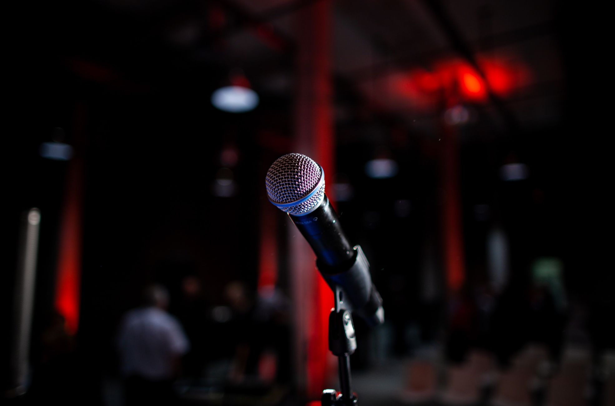 Microphone On Stage