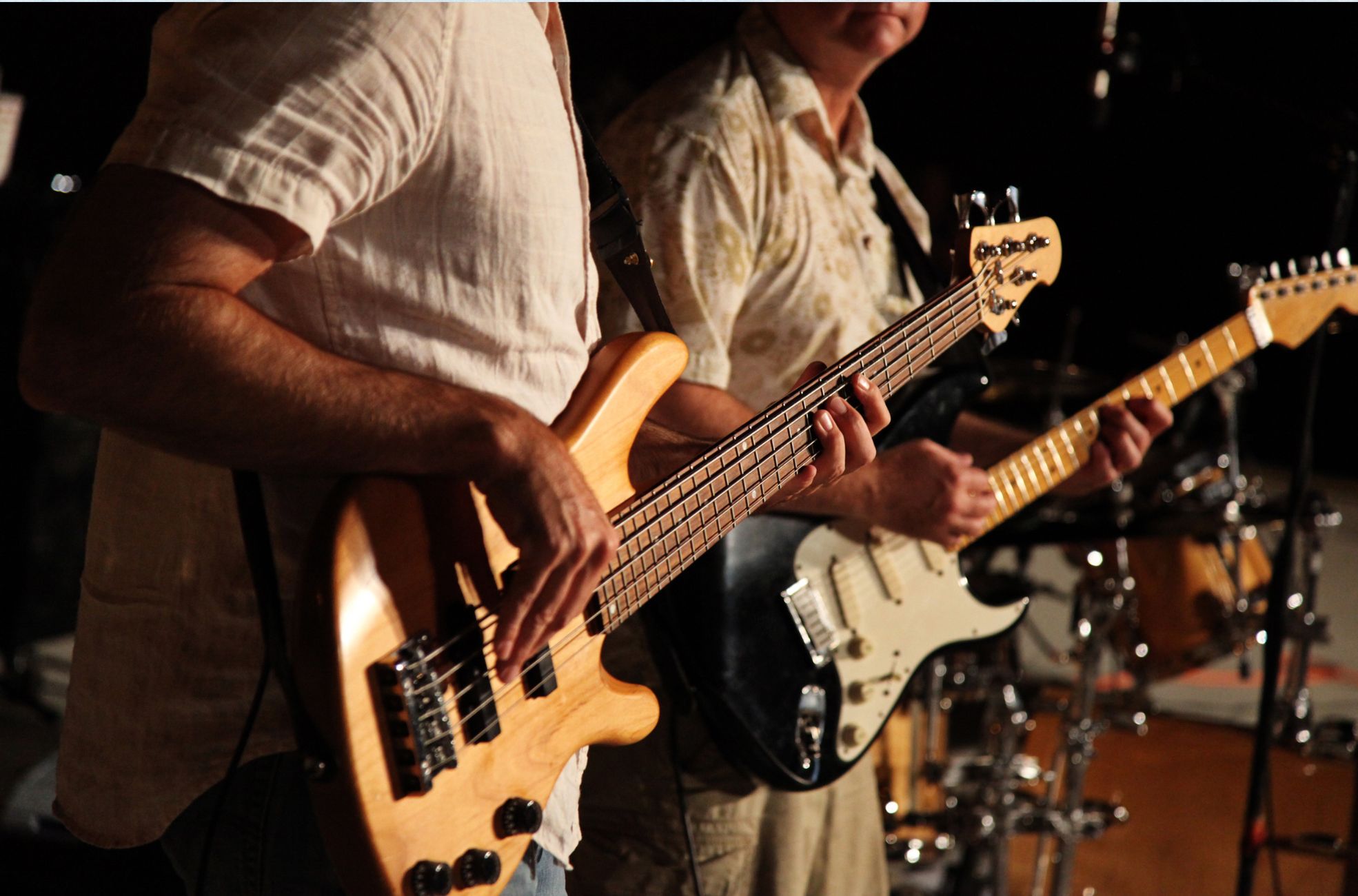Guitarists Playing Music