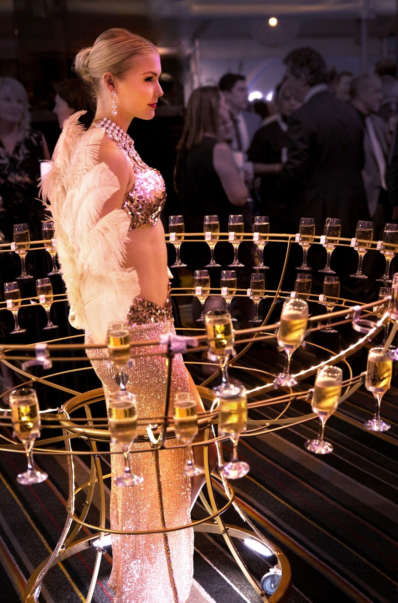 Champagne Skirt Entertainment
