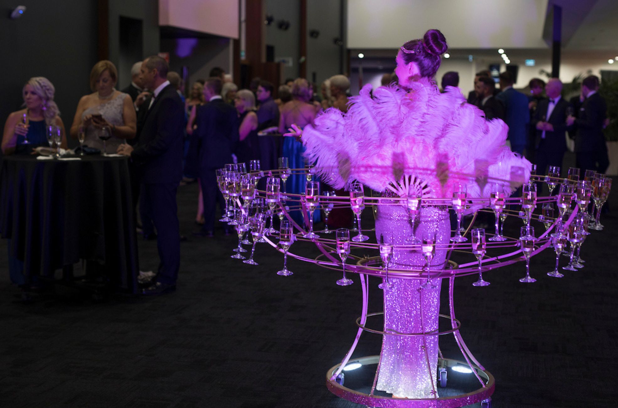 Champagne Skirt Entertainer