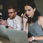 People Working At Desk