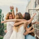 Women Hugging