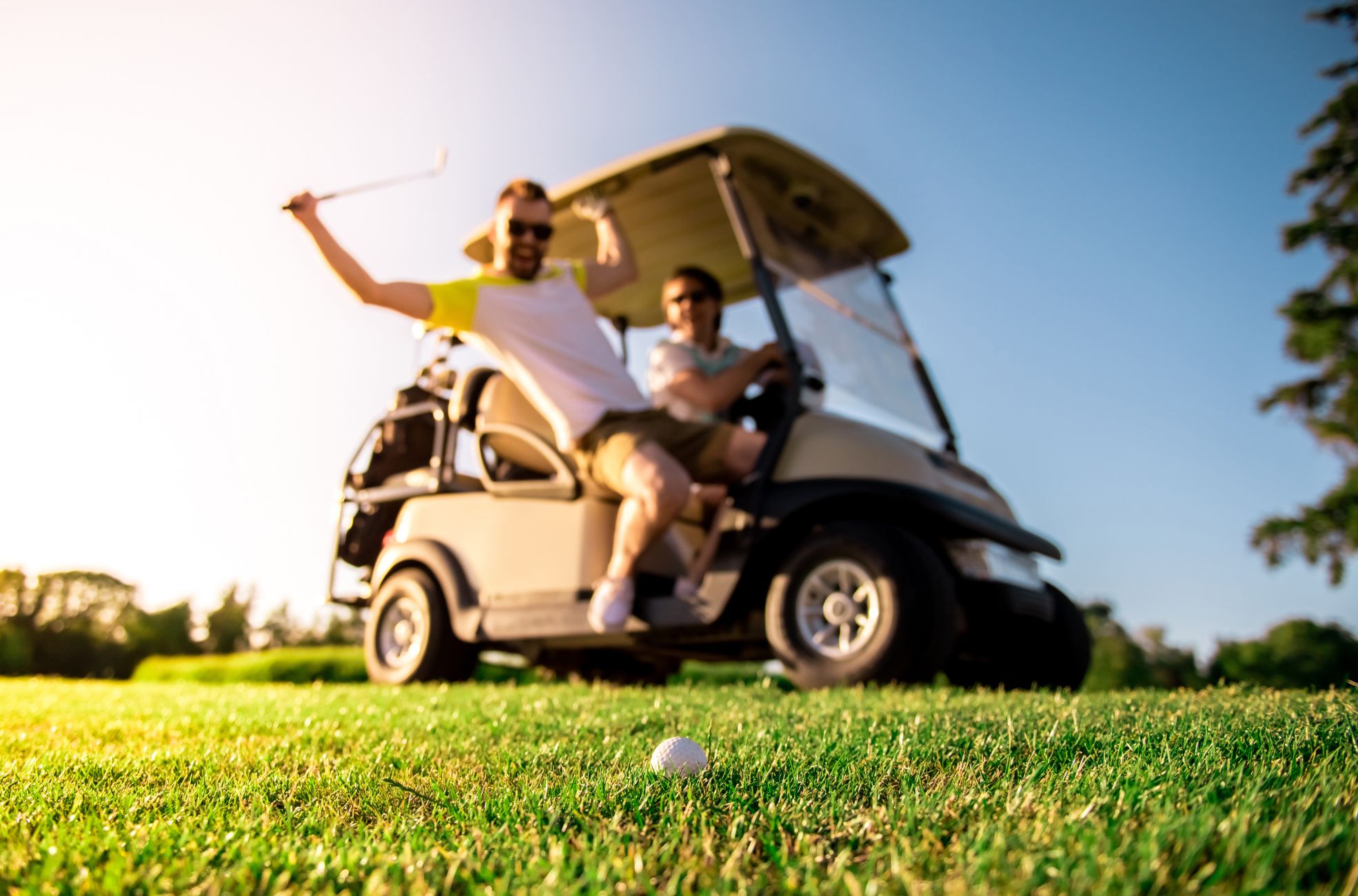 Men At Golf Course