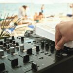 DJ At Beach Party