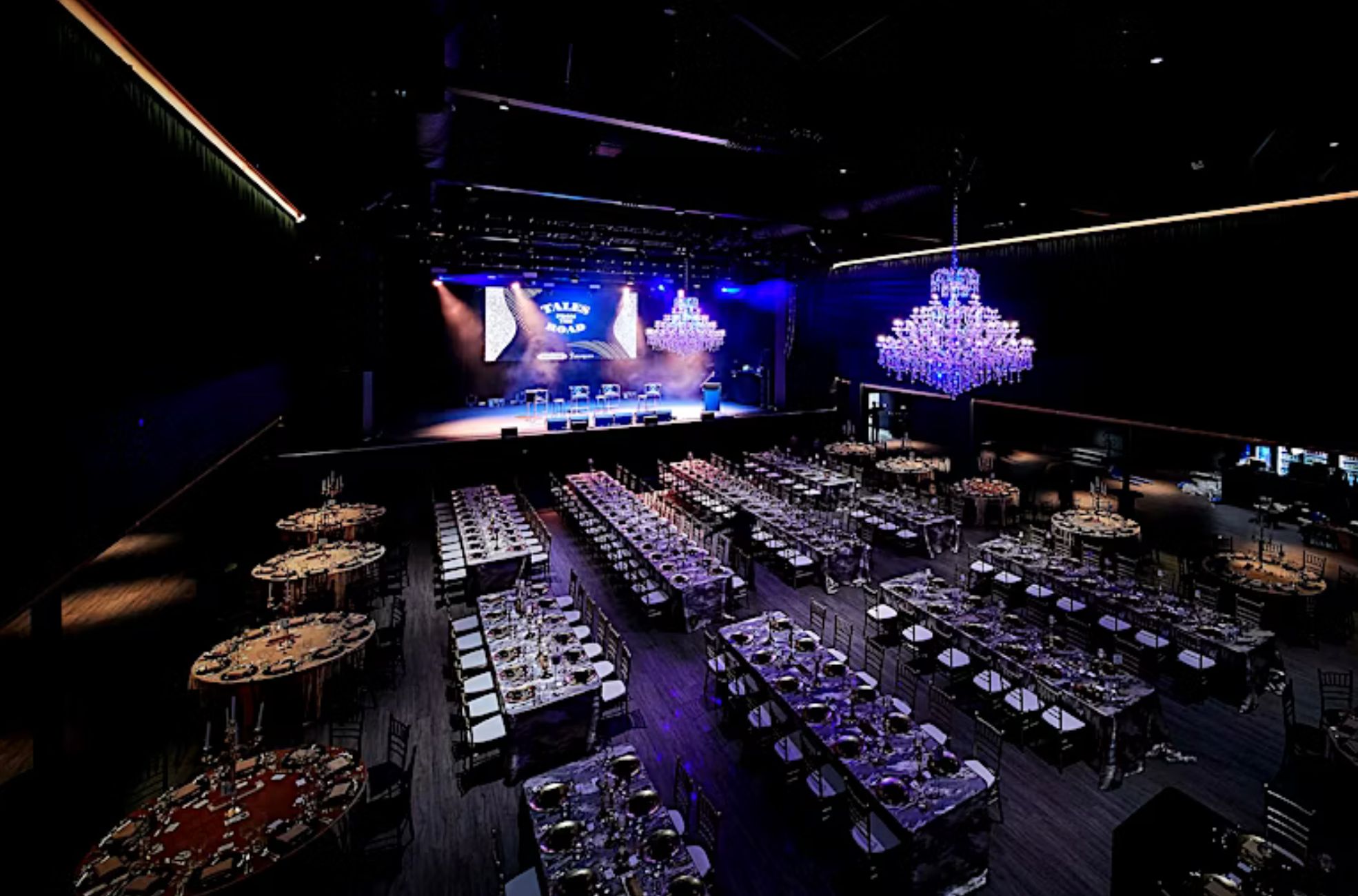 Aerial View Of Large Event Space