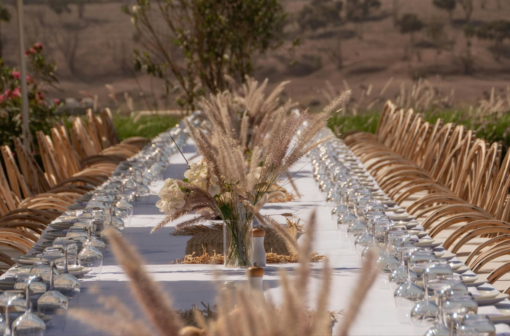 Banquet Table Setting