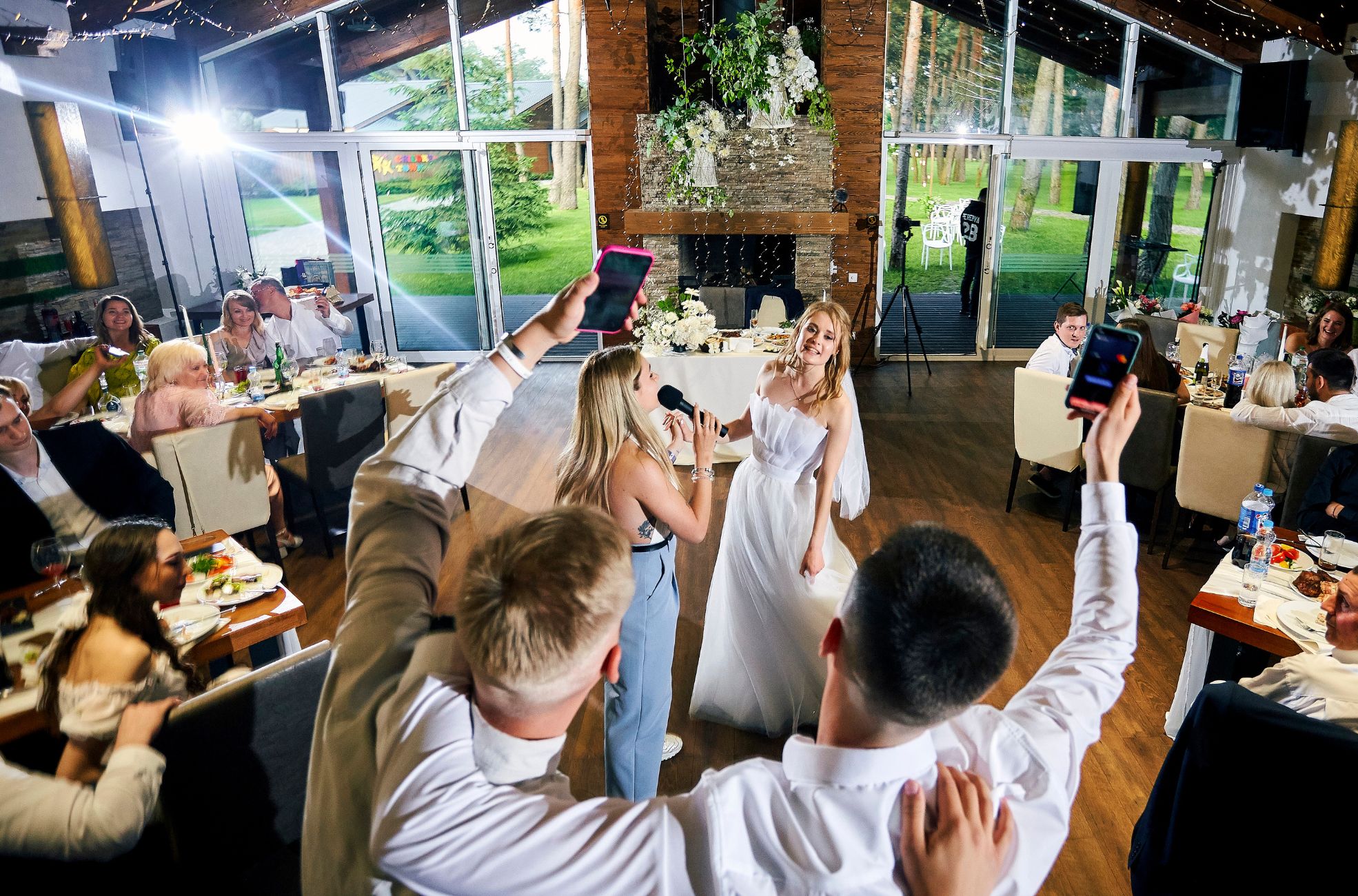 People On Wedding Floor
