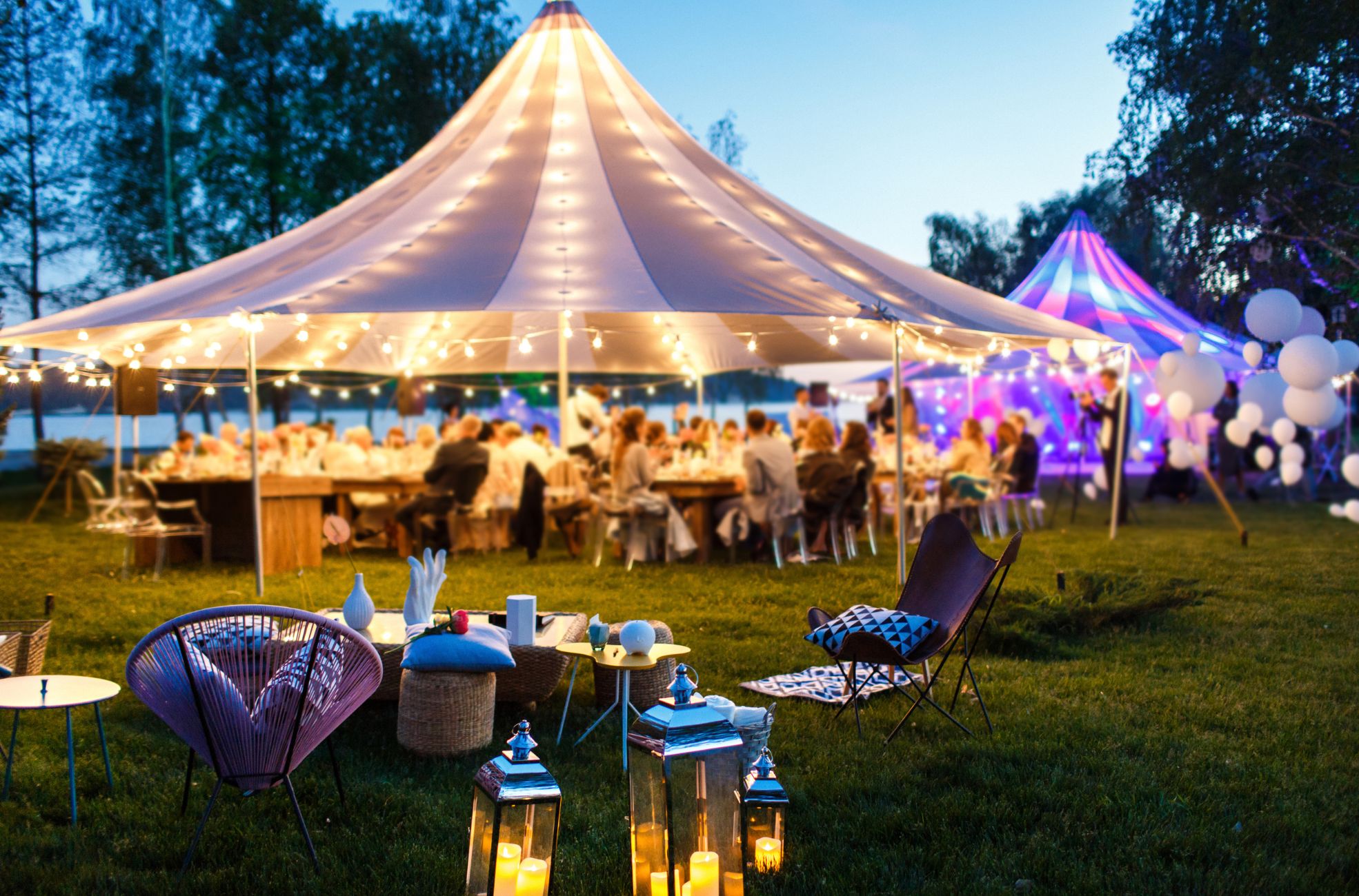 Outdoor Wedding Setup